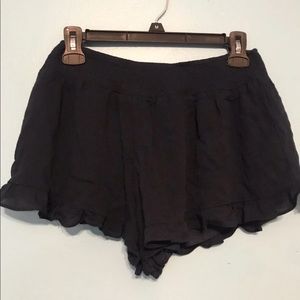 Cute navy blue flowy shorts